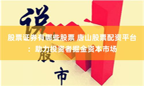 股票证券有哪些股票 唐山股票配资平台：助力投资者掘金资本市场